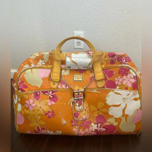 ! Vintage Roxy Quicksilver Floral Travel Luggage